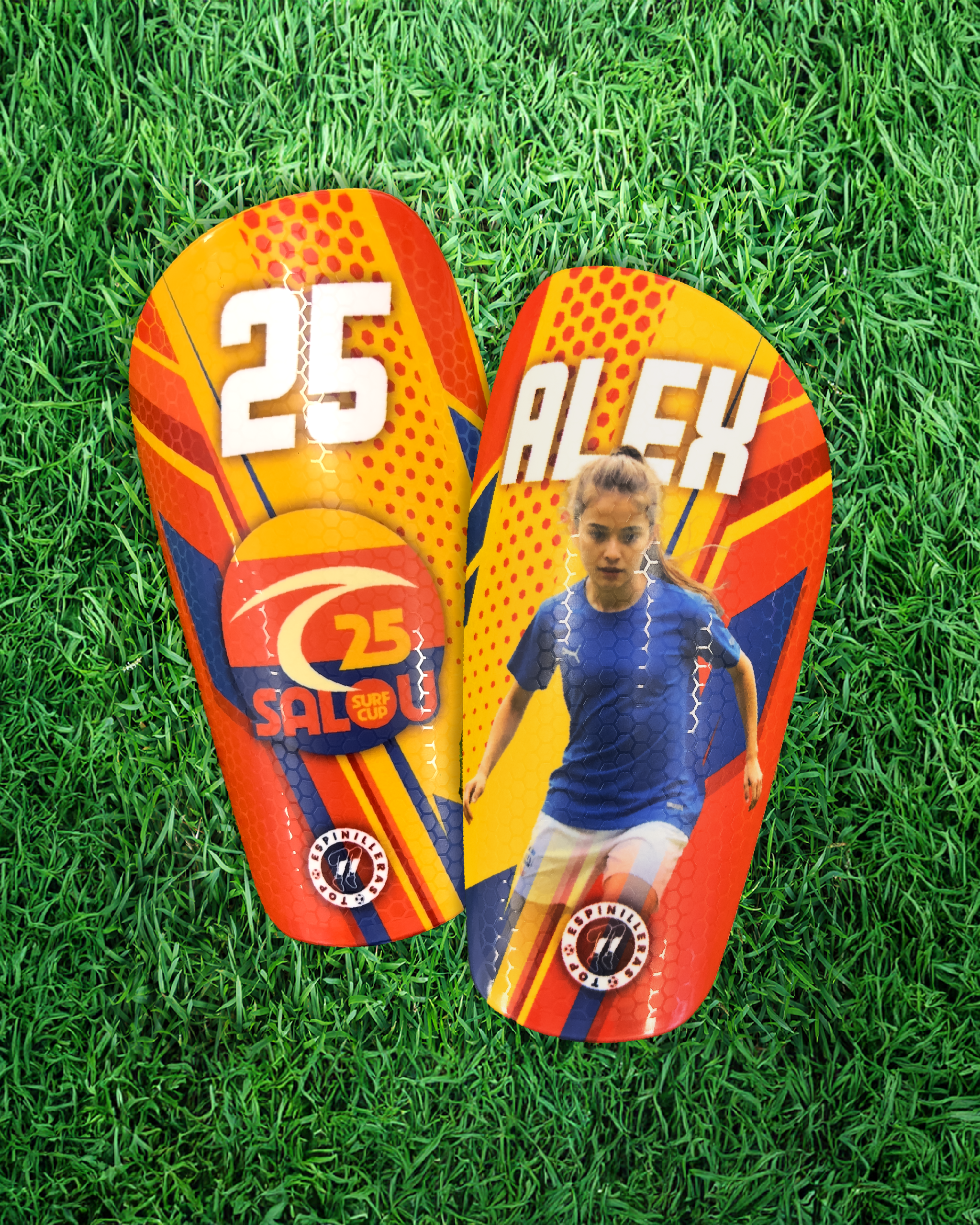 ESPINILLERAS OFICIALES SURFCUP SALOU MODELO PRO